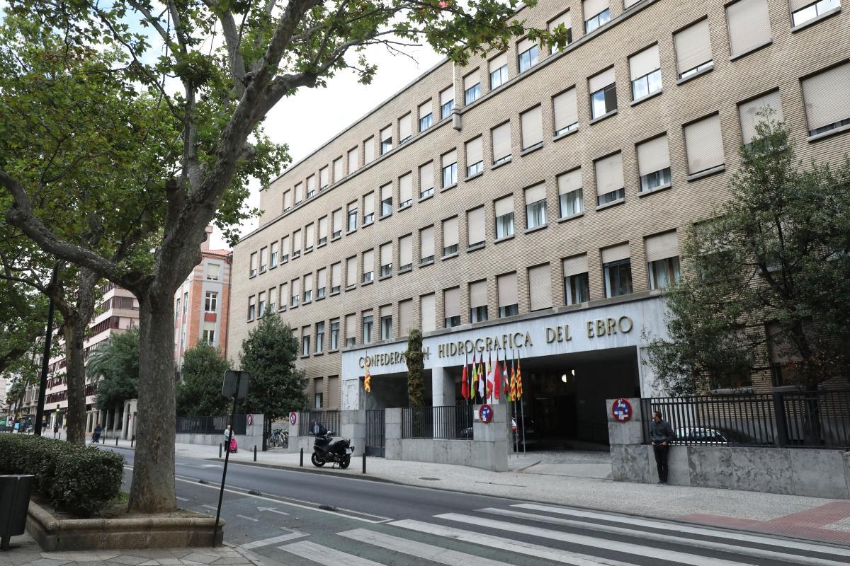 Sede de la Confederación Hidrográfica del Ebro (CHE) en el paseo Sagasta de Zaragoza.