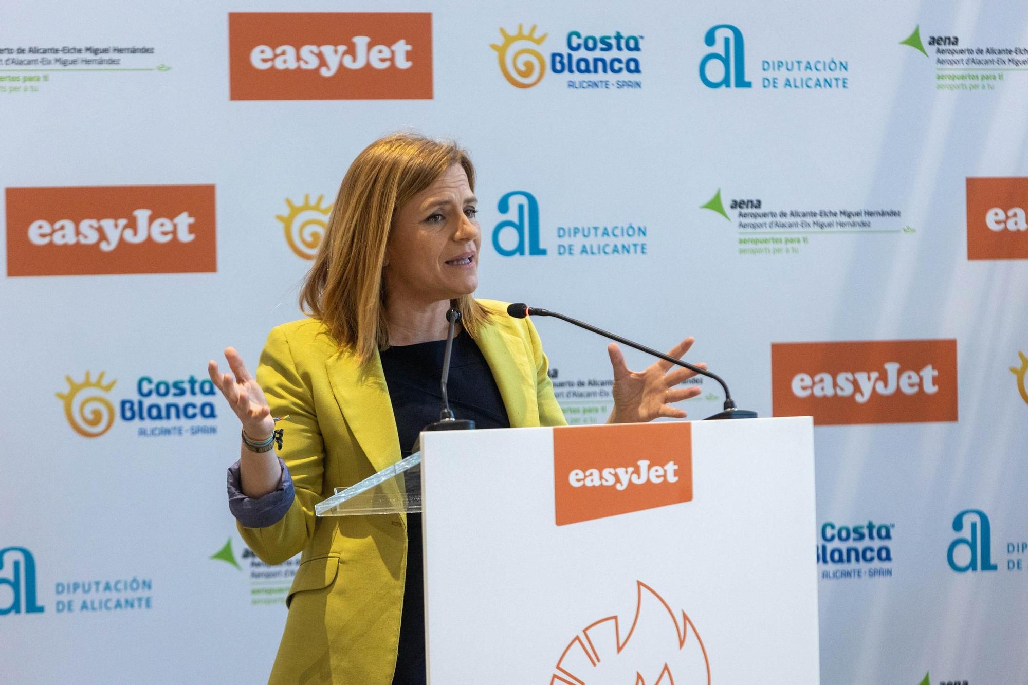 Presentación de la nueva base de Easyjet en el Aeropuerto de Alicante-Elche Miguel Hernández