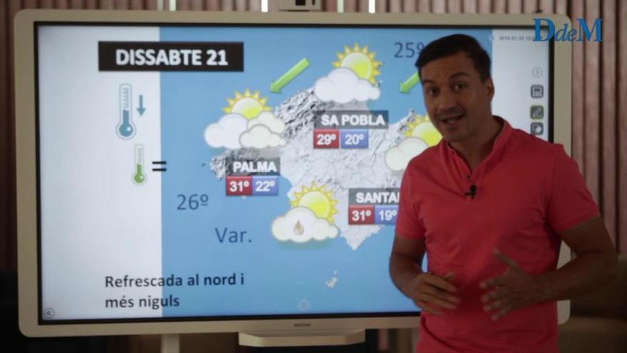 La previsión del tiempo del fin de semana (20, 21 y 22 de julio): Ambiente ligeramente inestable el domingo