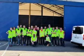 La expedición de Policía Solidaria trae a Aragón 18 niños ucranianos