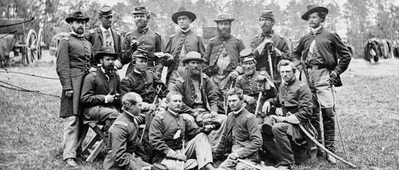 Soldats confederats durant la Guerra Civil de Secessió.