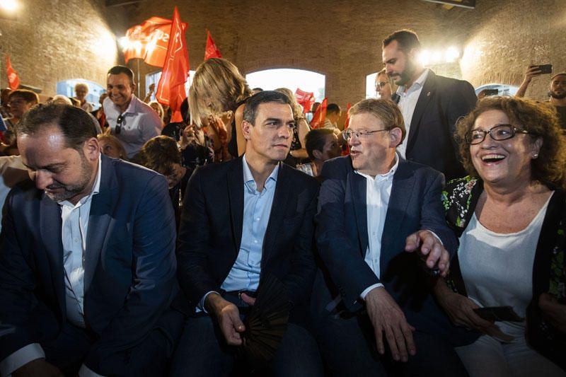 Mitin de Pedro Sánchez en València