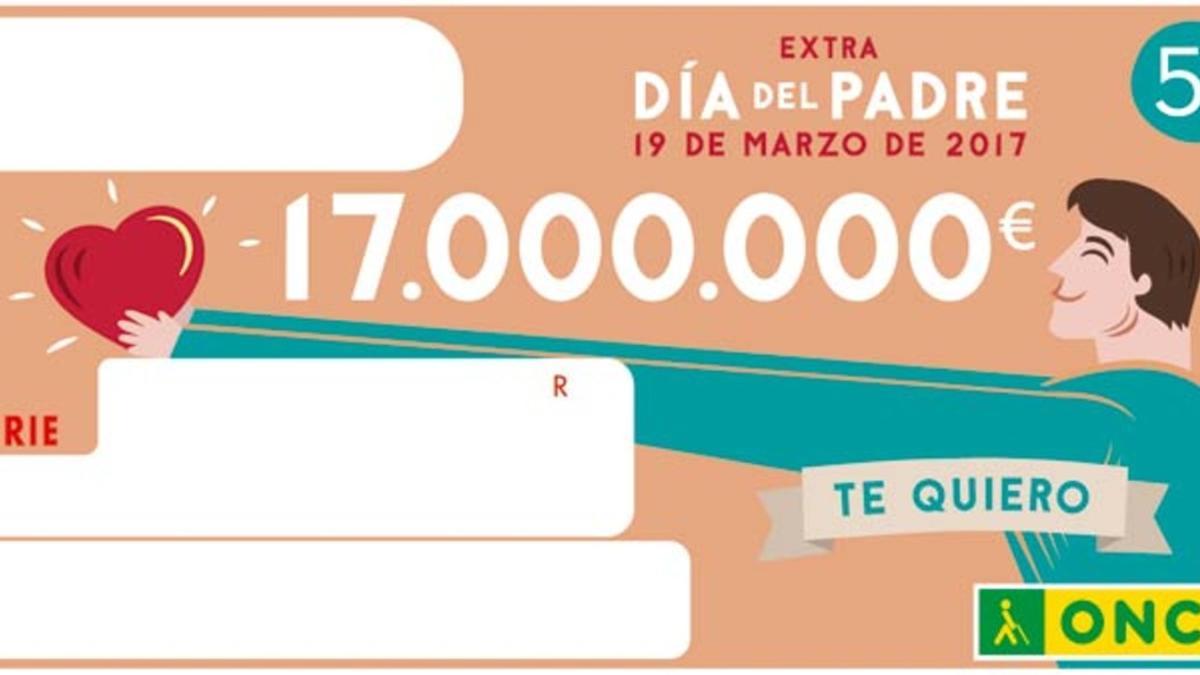 Sorteo del Día del Padre de la ONCE.