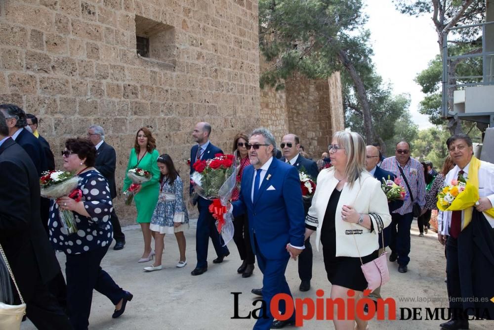 Ofrenda de flores en Caravaca