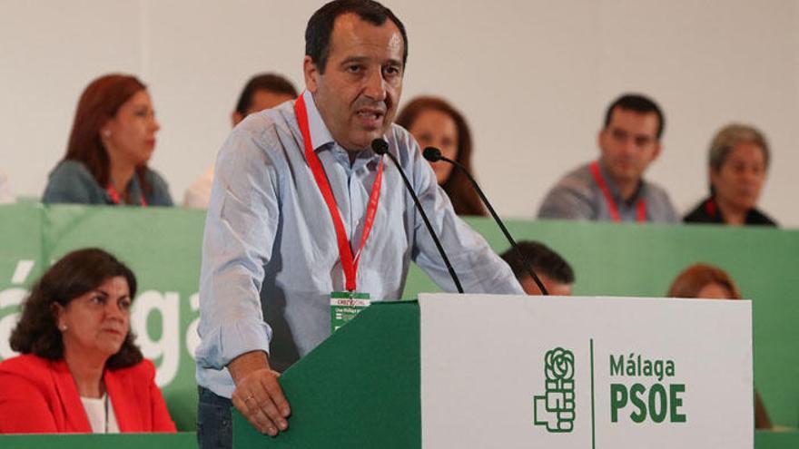 El secretario general del PSOE de Málaga, José Luis Ruiz Espejo.