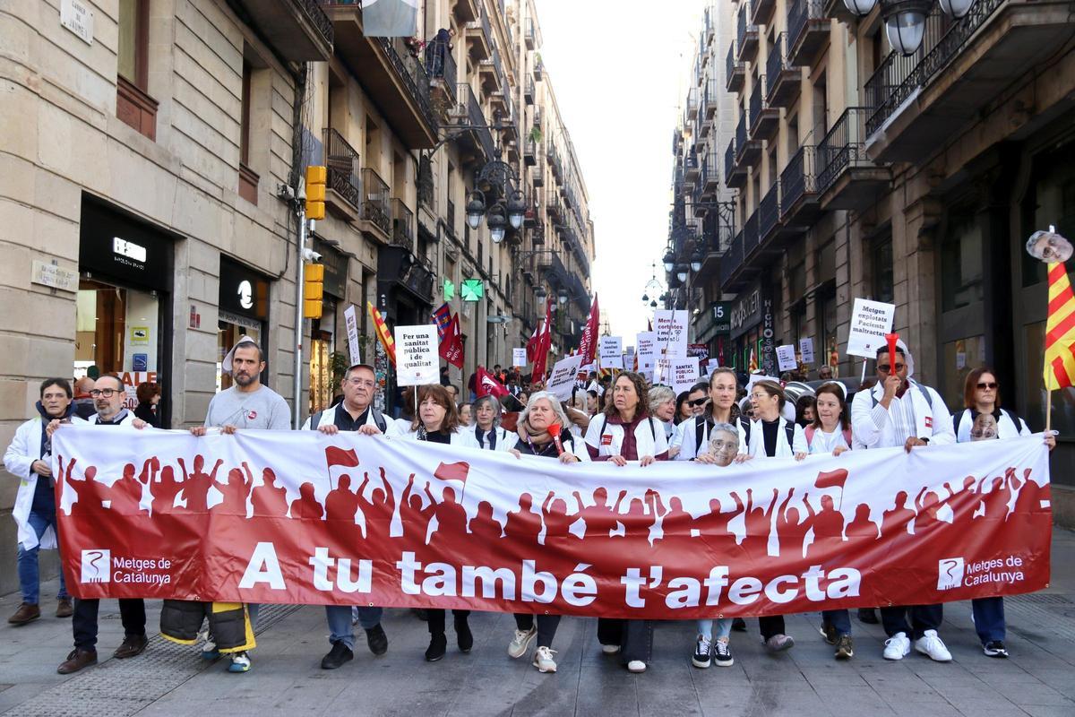 Manifestació aquest dijous a Barcelona.
