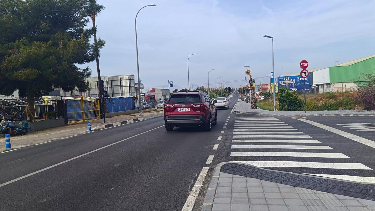Aspecto que ofrece el entorno del polígono de El Torres tras la remodelación.