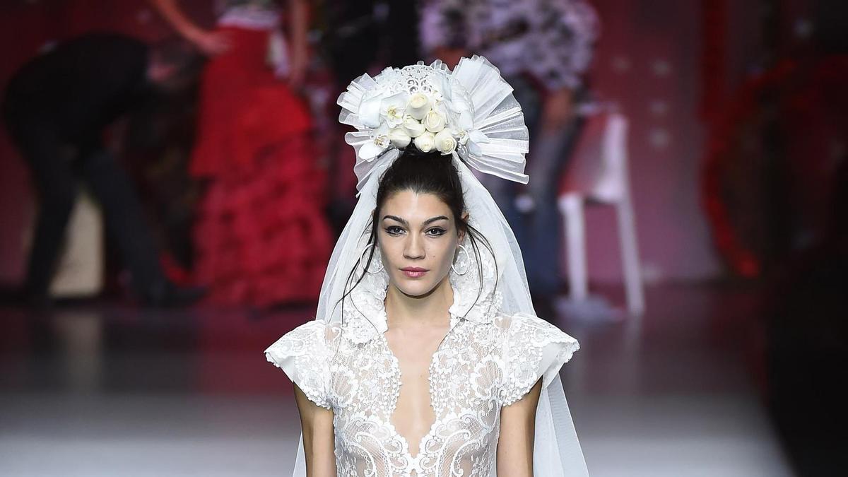 MBFWM: Francis Montesinos Primavera/Verano 2016, vestido de novia