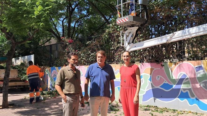 So bereitet Castellón seine Schulen auf das neue Schuljahr vor: Rückschnitt, Gemüsegärten und Grünflächen