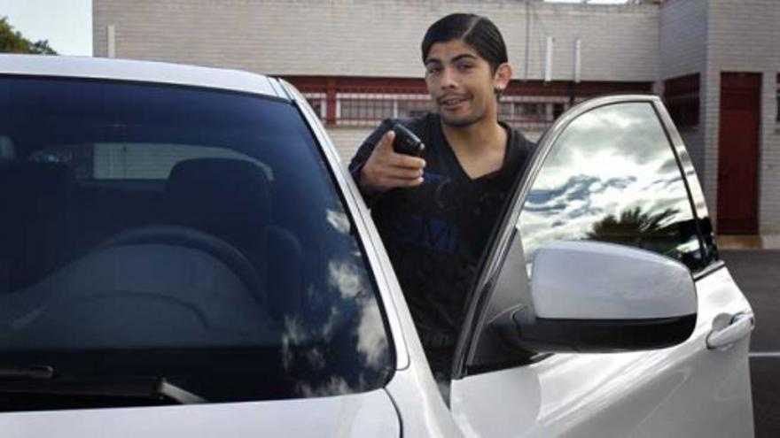 Un videoaficionado captó a Banega tras el su accidente