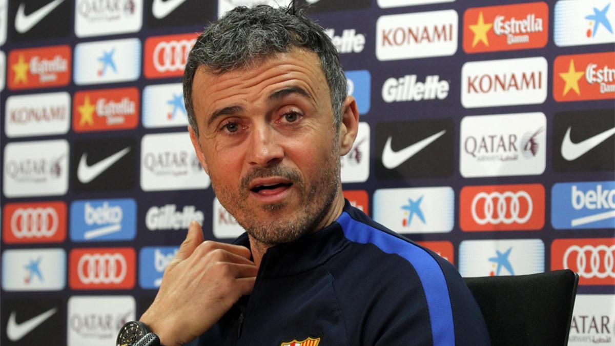 Luis Enrique, entrenador del FC Barcelona