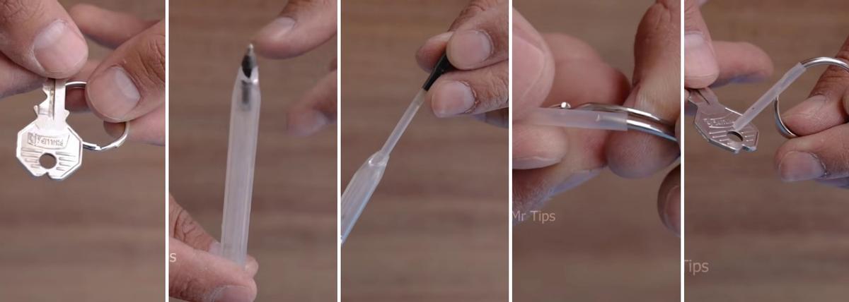 El truco del boli para que no te dejes las uñas al meter una llave en el llavero