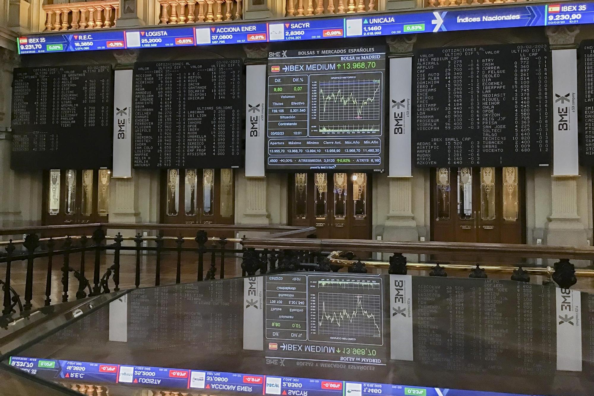 La Bolsa española mantiene la cautela y avanza un mínimo 0,06 %