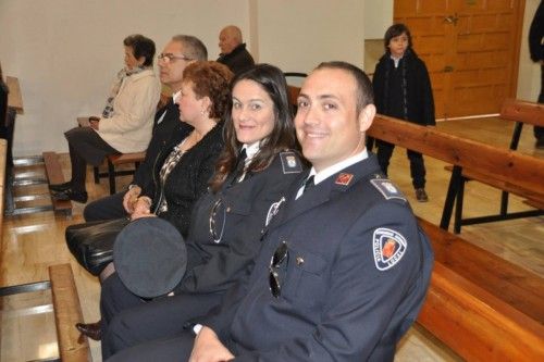 El cuerpo de Policía Local de Cieza rinde honor a su patrona