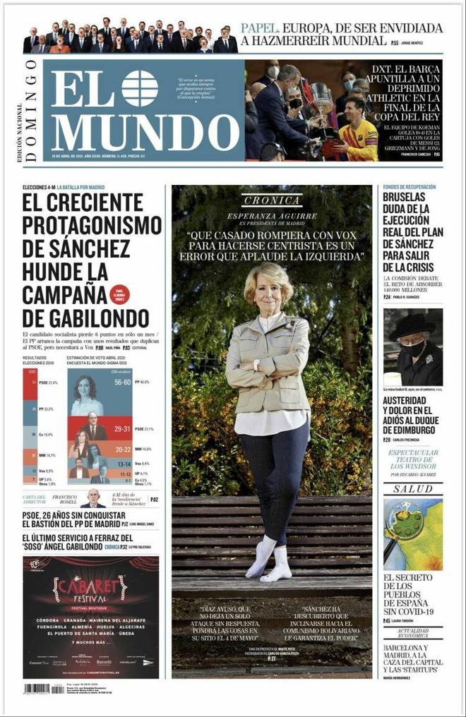 Portada El Mundo