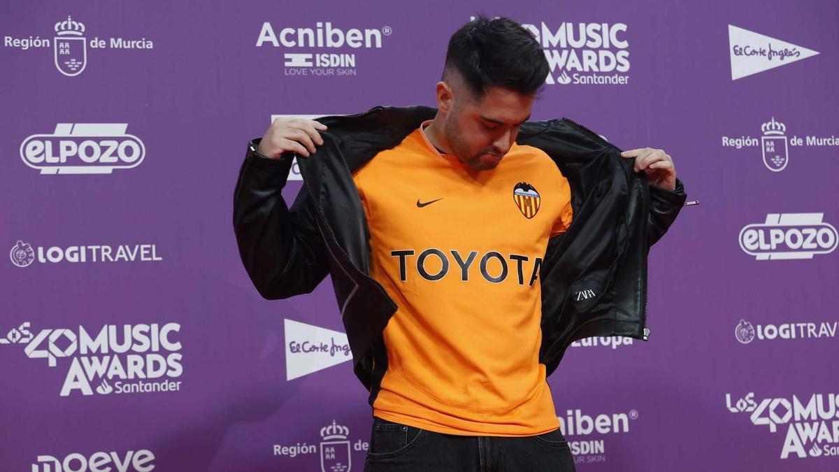 La alfombra roja de los 40 Music Awards en el Roig Arena de Valencia