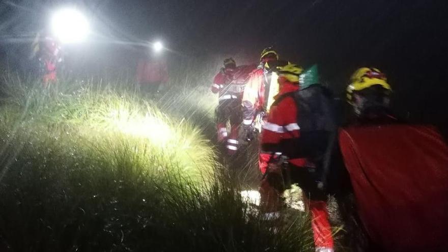 Nächtliche Rettungsaktion nach schwerem Sturz von Ausflügler