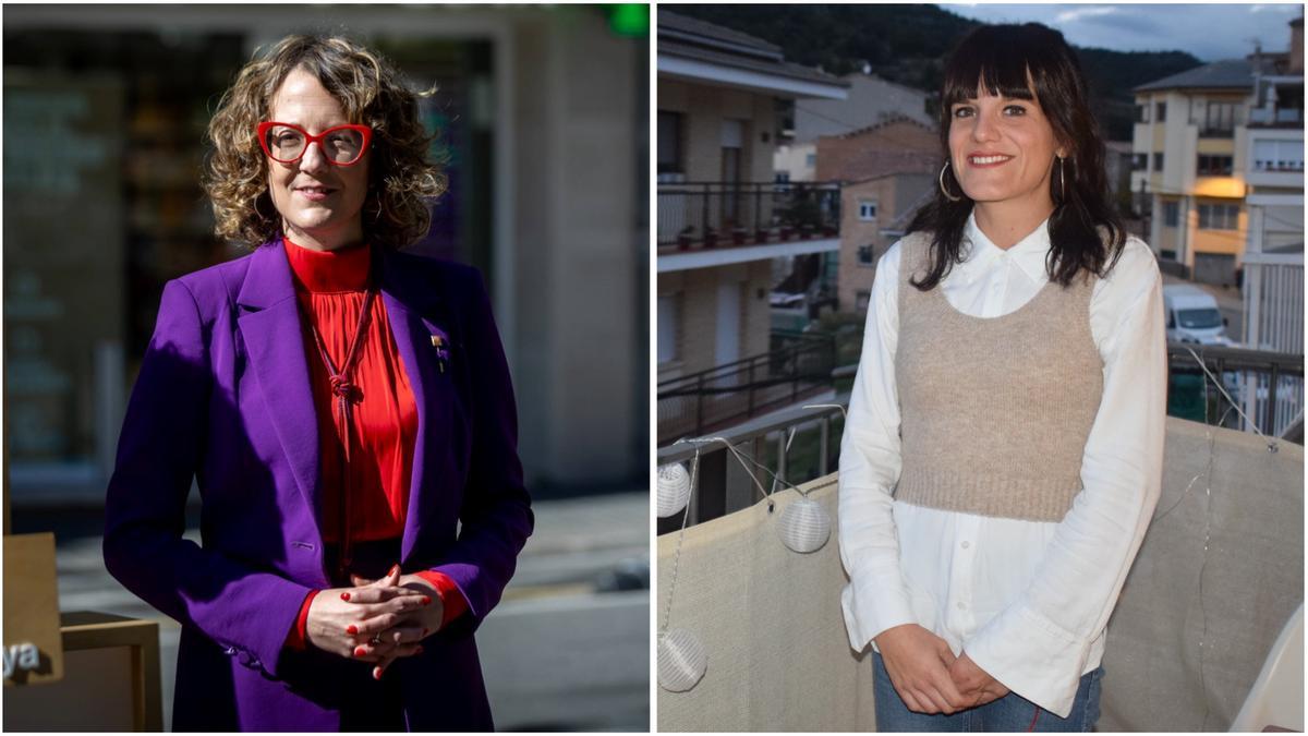 Tània Verge (a l'esquerra) i Alba Camps (a la dreta) en dues imatges d'arxiu