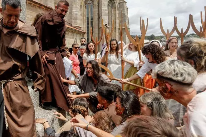 Feira Franca Medieval: Expulsión de los leprosos en Betanzos