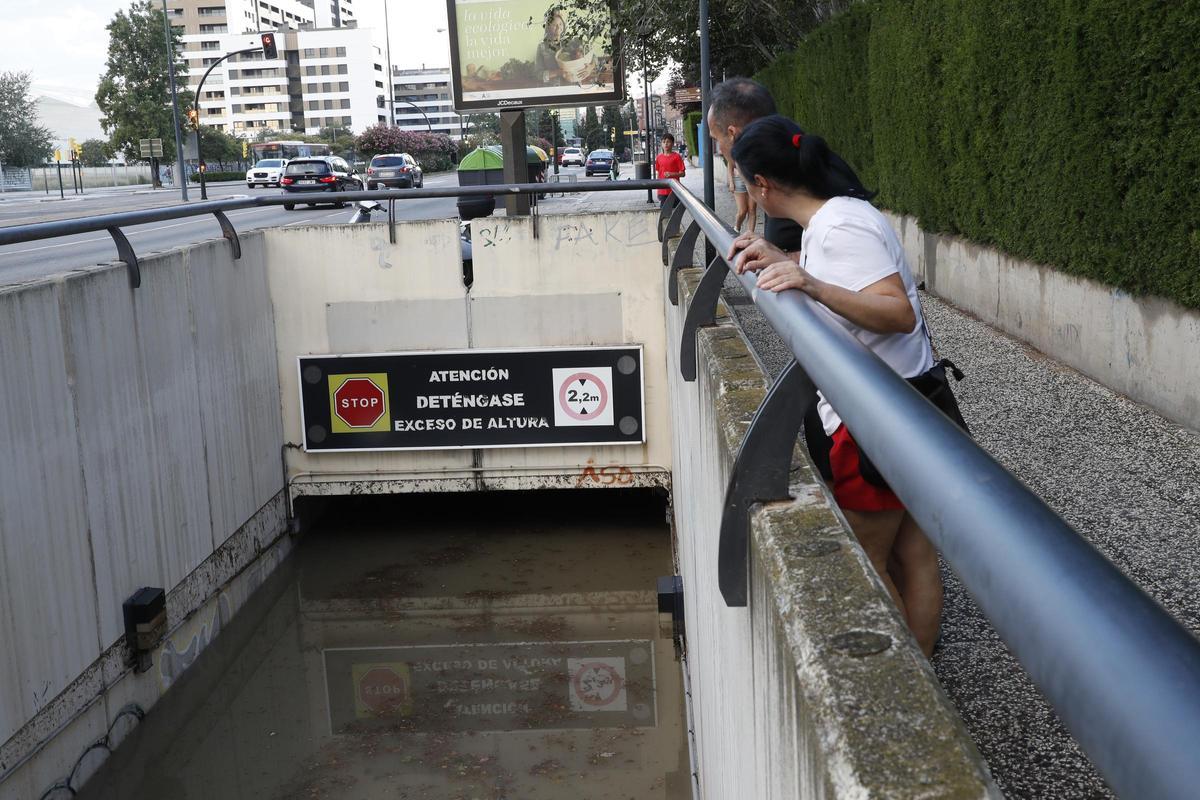 Les inundacions a Saragossa, en imatges