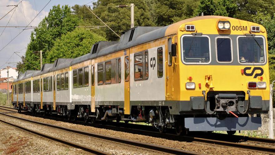 Imagen de un tren como el siniestrado en Pontevedra.