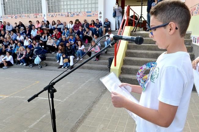 18/03/2016 OJOS DE GARZA, TELDE. Carrera solidaria en el CEIP Lucia Jimenez para construir escuelas en Mozambique. Foto: SANTI BLANCO