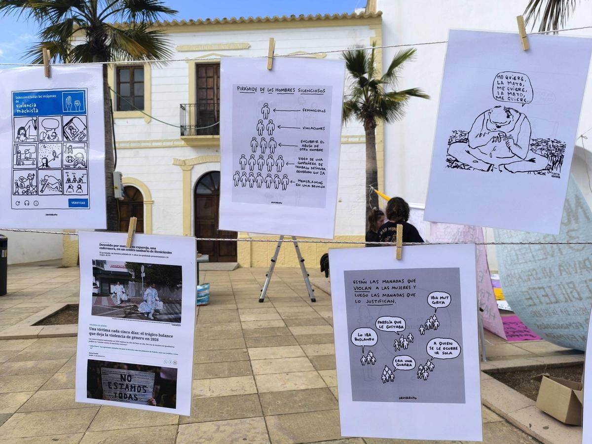 Mira las imágenes de las actividades por el Día Internacional de la Mujer en Formentera