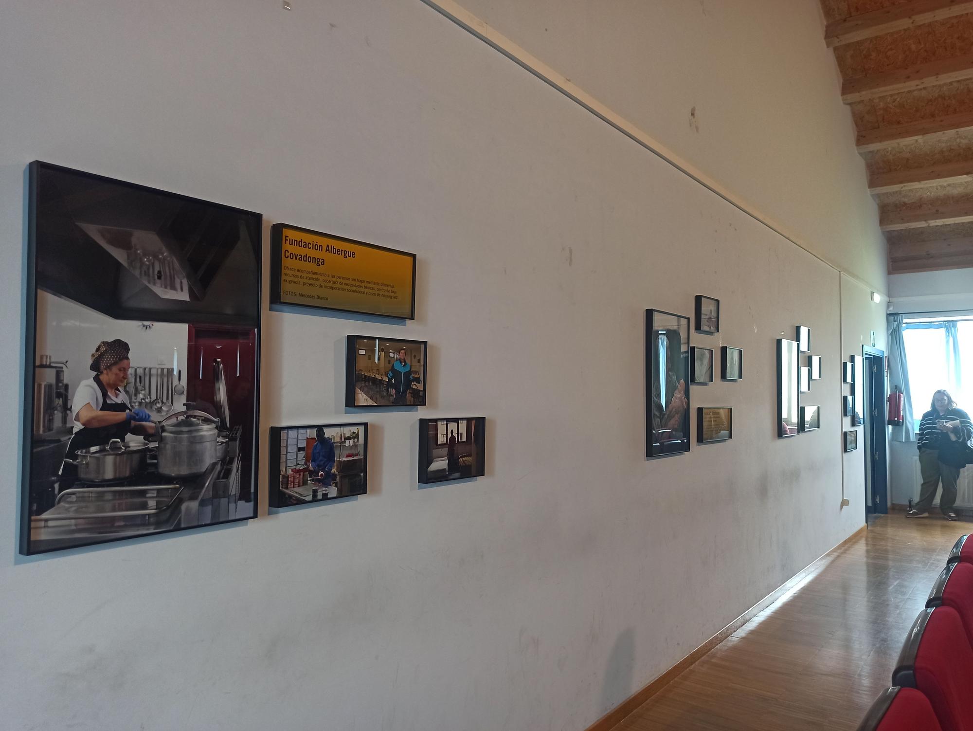 La exposición "Nuestros vecinos invisibles" sorprende a los alumnos del instituto de Llanera: "Es inspiradora"