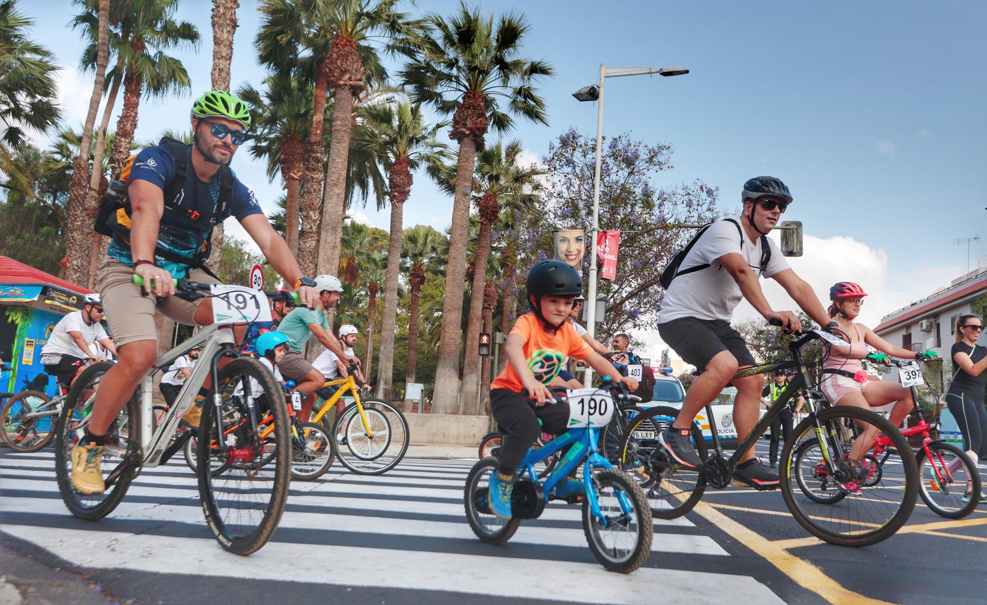 Fiesta de la bicicleta en Santa Cruz de Tenerife