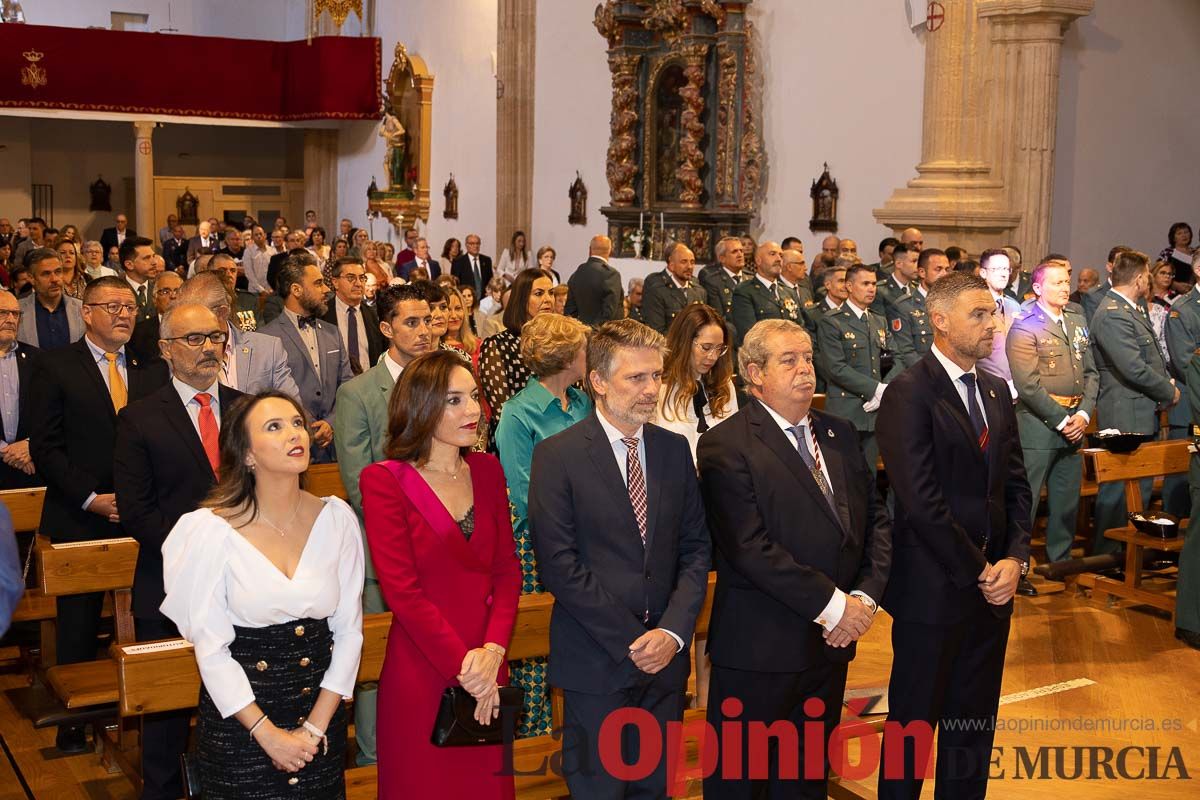 Celebración de la patrona de la Guardia Civil en Caravaca