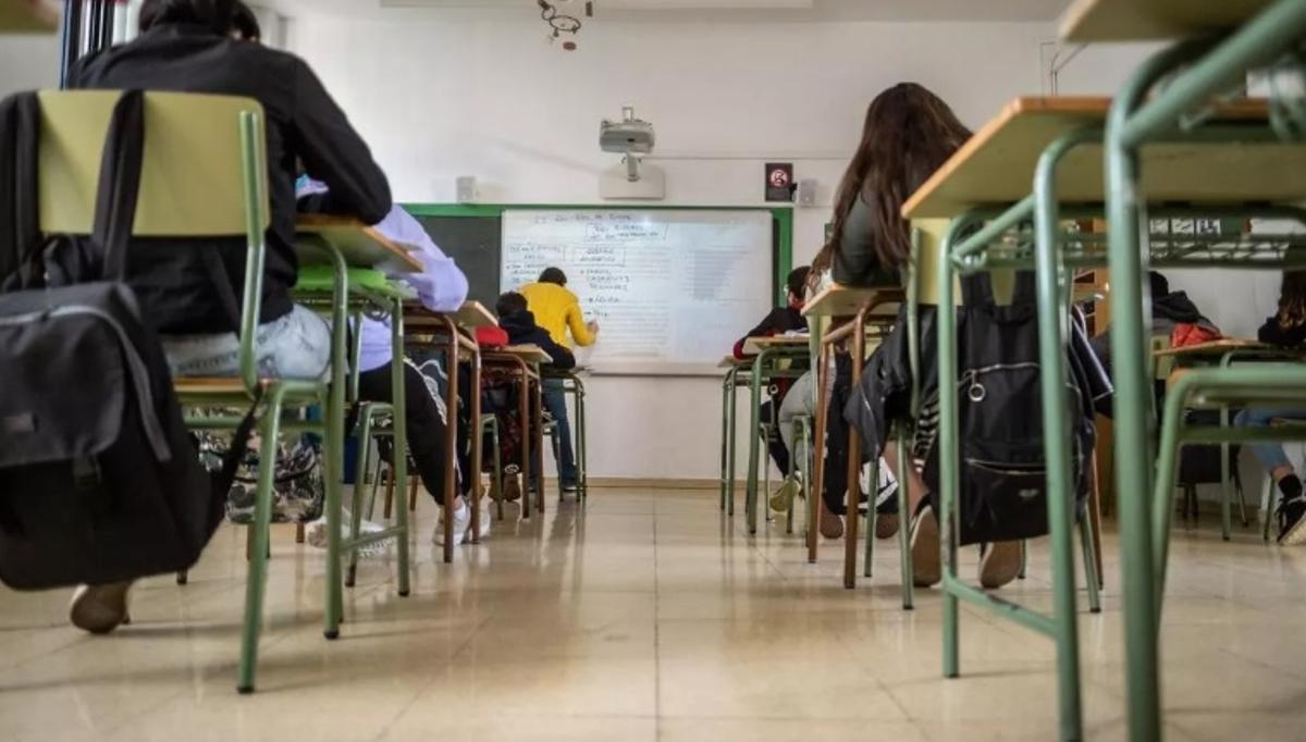 Alumnos de FP durante una clase.