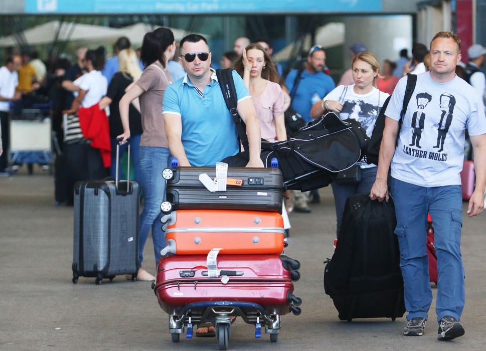 Operación salida en el aeropuerto de Málaga