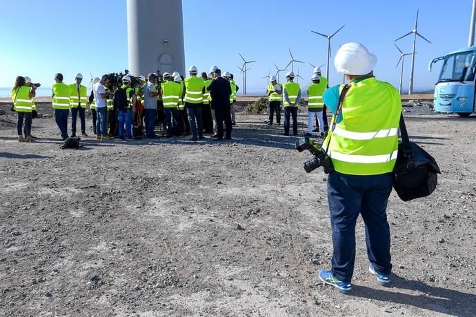 INAGURACION DEL MAYOR PARQUE EOLICO DE CANARIAS