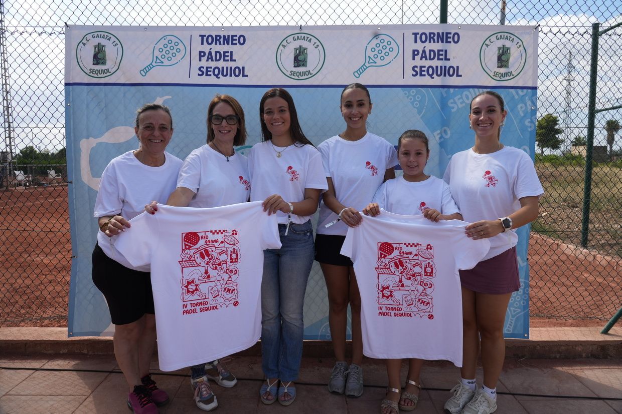 Alta participación en el IV Torneo de Pádel Solidario de la Gaiata Sequiol