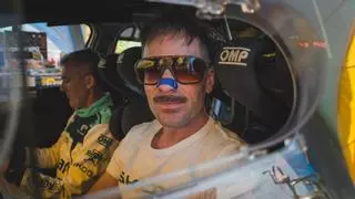 Rally de Orense: Pardo, líder al abandonar Suárez Cohete tras salirse en un tramo nocturno