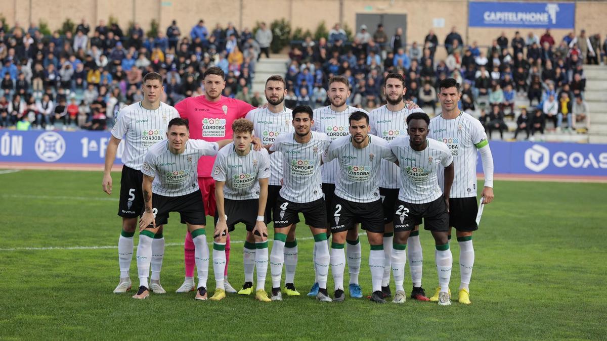 Equipo titular del Córdoba CF que se enfrentó este domingo al San Fernando en el Iberoamericano.