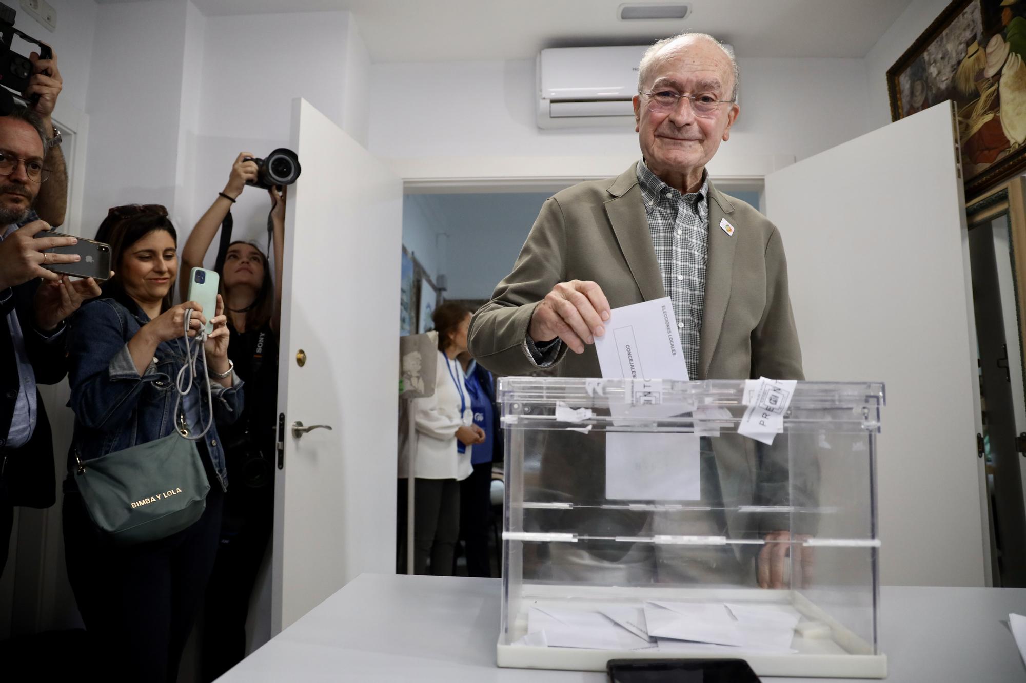 Elecciones municipales 28M | La jornada electoral de Málaga, en imágenes