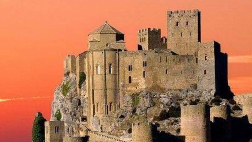 Atardecer en el Castillo de Loarre. | CASTILLO DE LOARRE