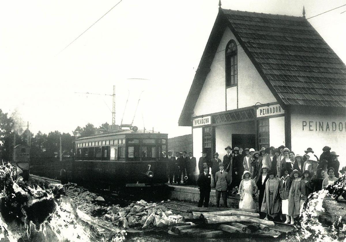 Estación del tranvía de Peinador.