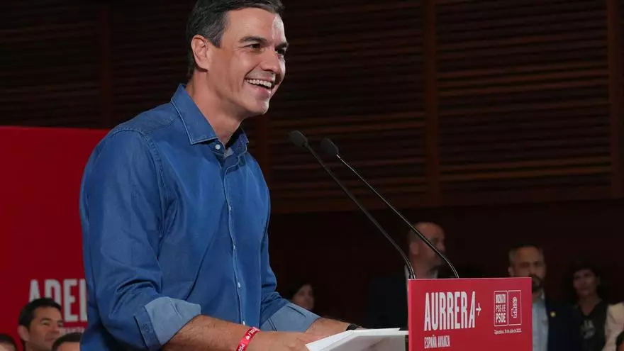 Sánchez: “Vamos a ganar las elecciones porque el PP llega absolutamente desfondado y nosotros en la remontada”