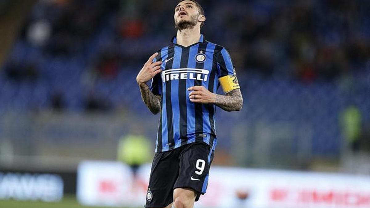 El delantero argentino Mauro Icardi es el capitán del Inter de Milán
