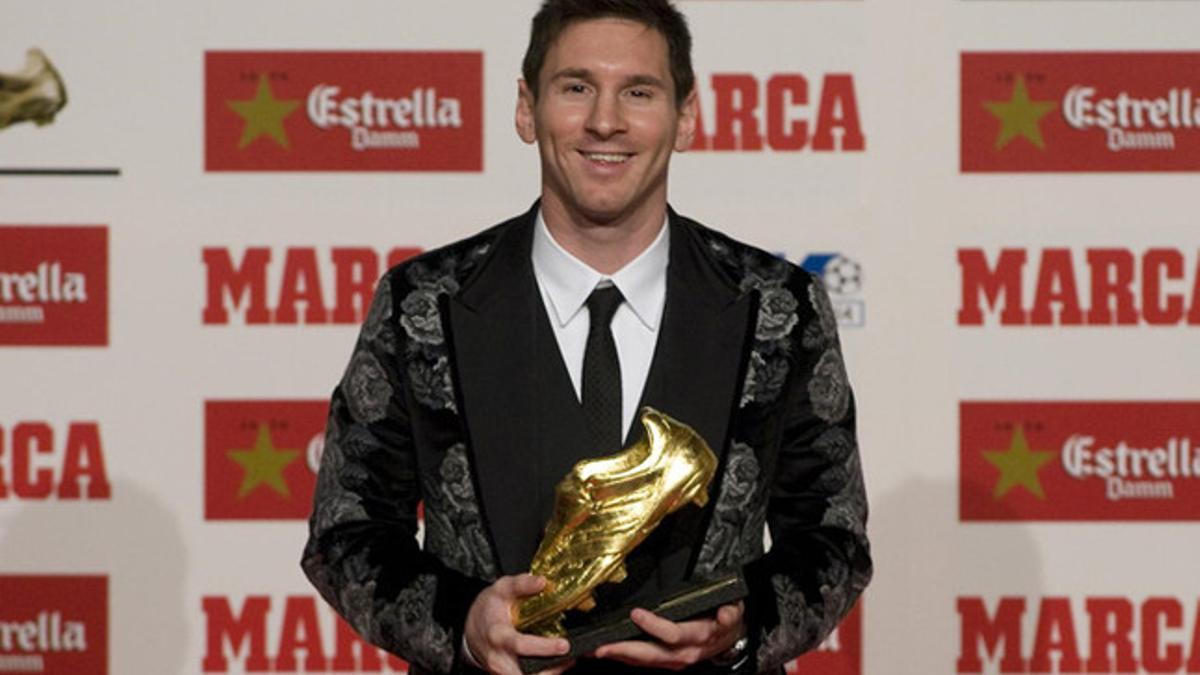 Messi, con su tercera Bota de Oro