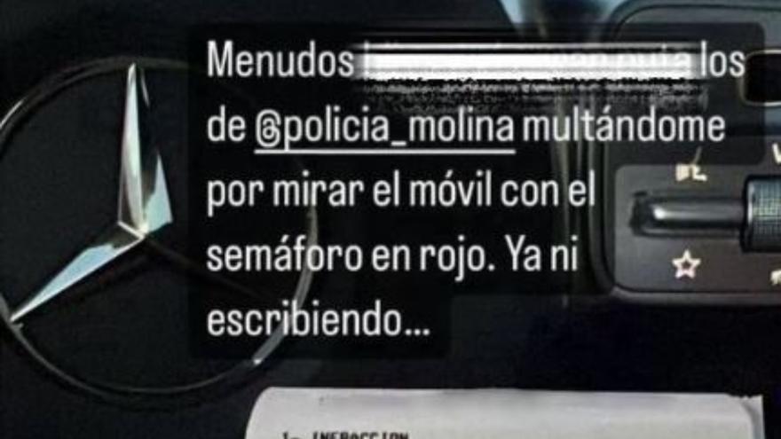 Insulta a la Policía de Molina en redes por multarle y le multan otra vez