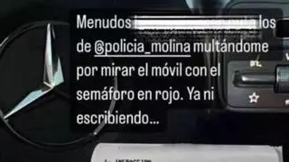 Insulta a la Policía de Molina en redes por multarle y le multan otra vez