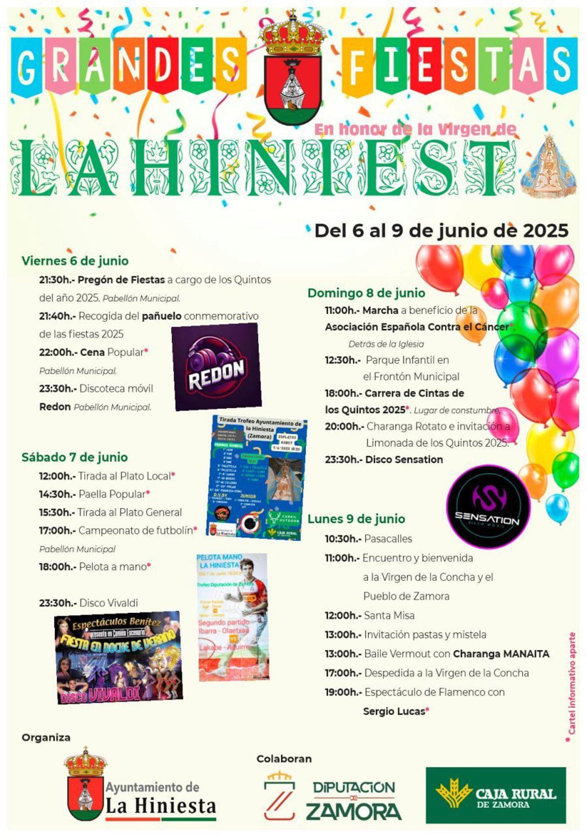 Programa de fiestas completo.