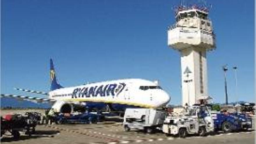 Ryanair reduirà a la meitat els seus vols des de Girona aquest hivern.