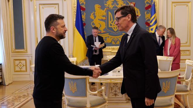 Illa se reúne con Zelenski y le traslada el "apoyo incondicional" de Catalunya a Ucrania