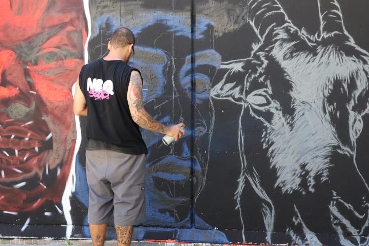 El mural más culé de Lamine Yamal y Nico Williams en Barcelona