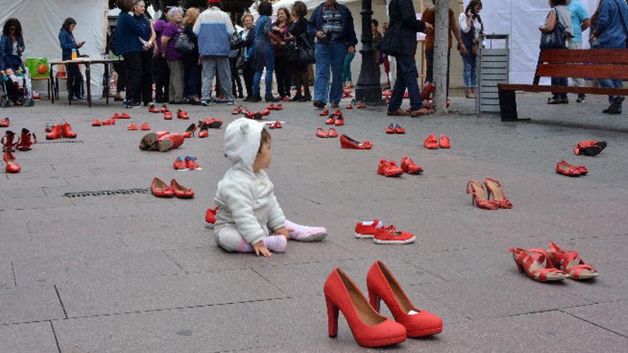 Zapatos rojos en San Gregorio