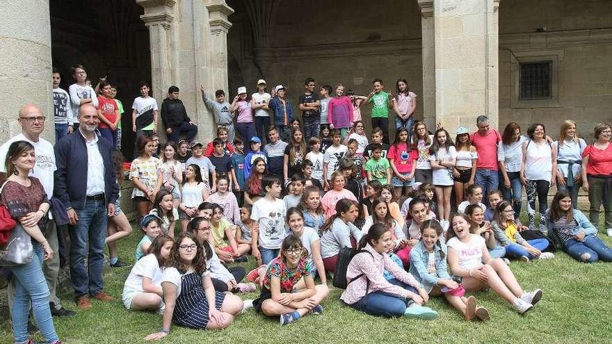 Alumnos participantes en la jornada de convivencia. // I. Osorio